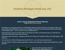 Tablet Screenshot of nmichpatentlaw.com
